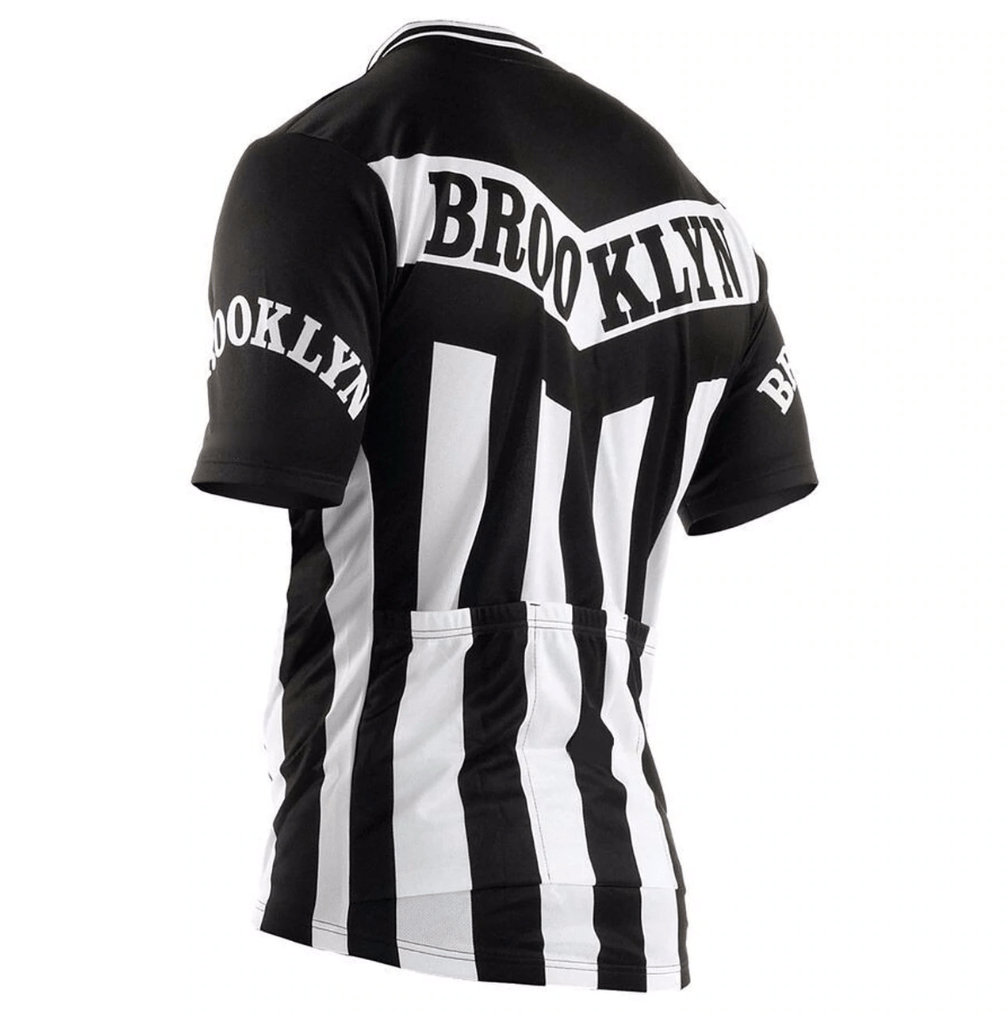 Brooklyn Retro Black Cycling Jersey