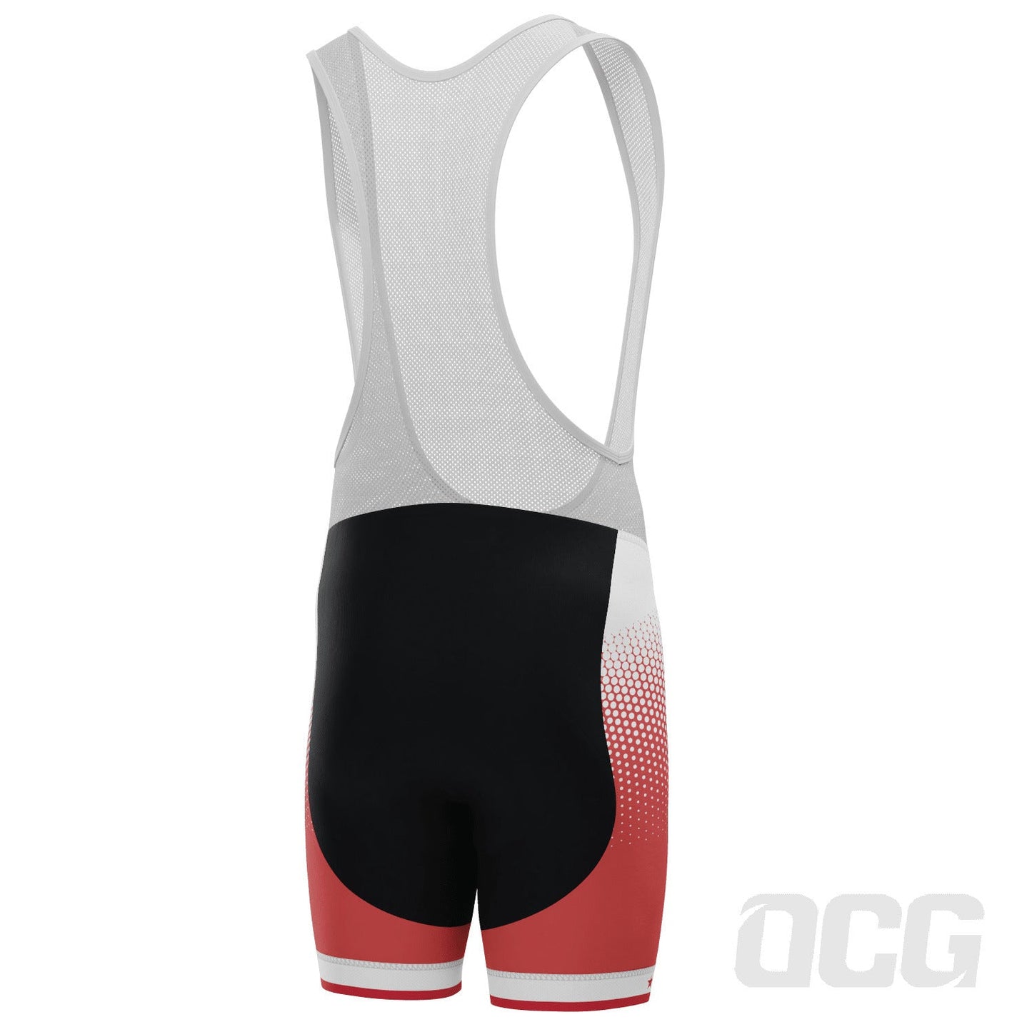 Men's Team California Republic US State Icon Gel Padded Cycling Bib