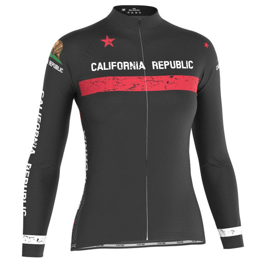 Women's California Republic Long Sleeve Cycling Jersey