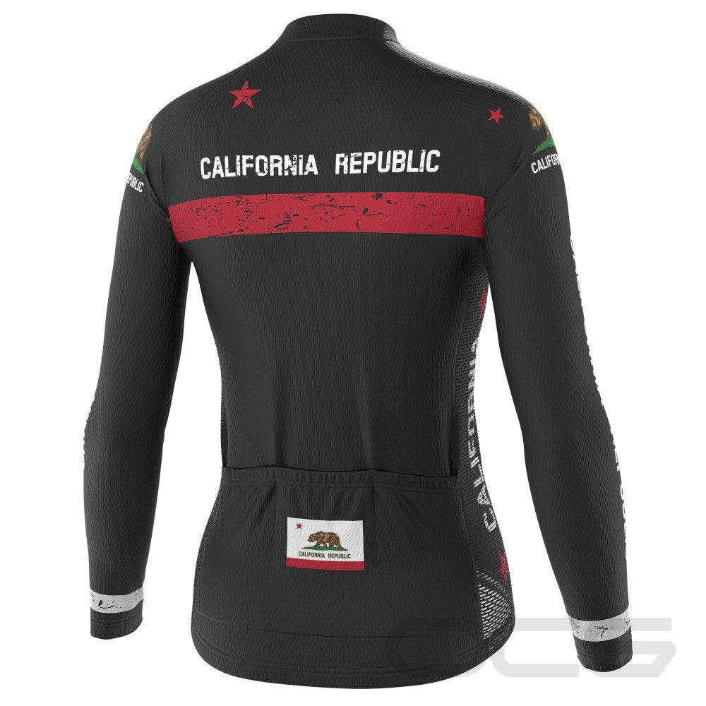 Women's California Republic Long Sleeve Cycling Jersey