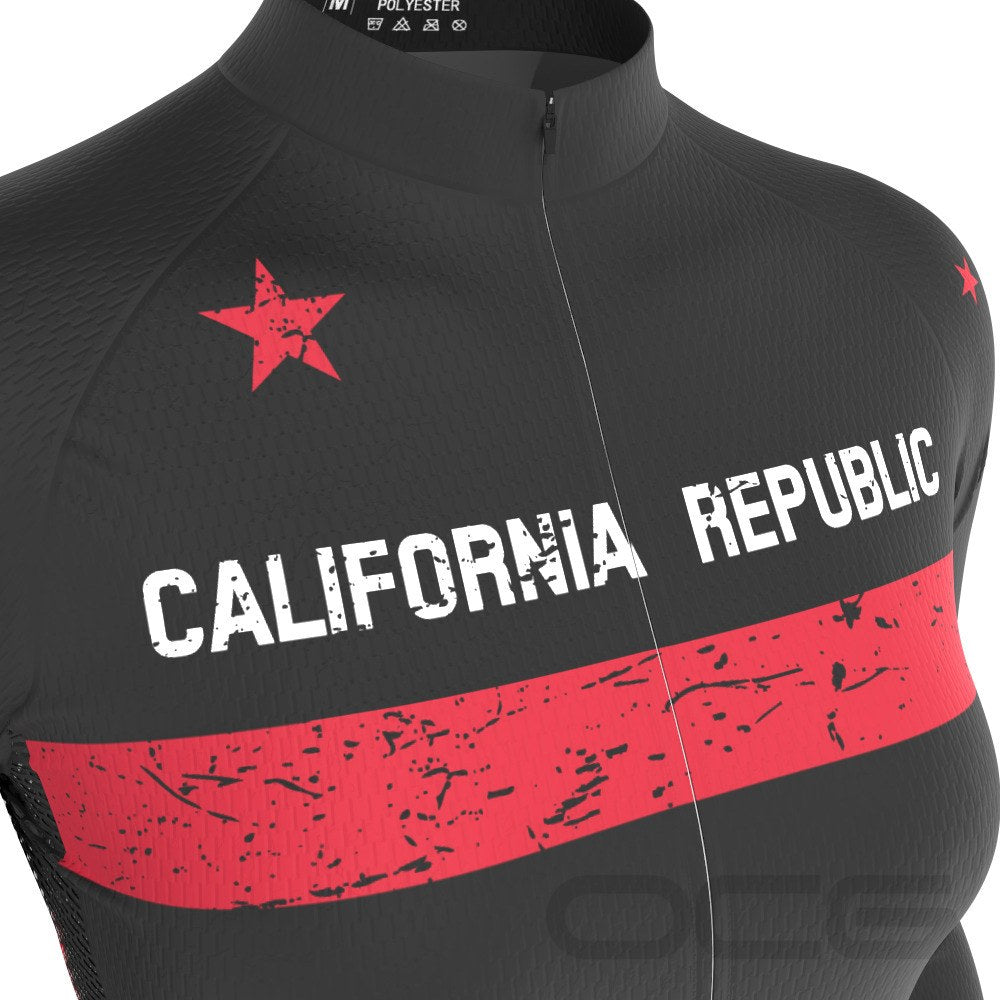 Women's California Republic Long Sleeve Cycling Jersey
