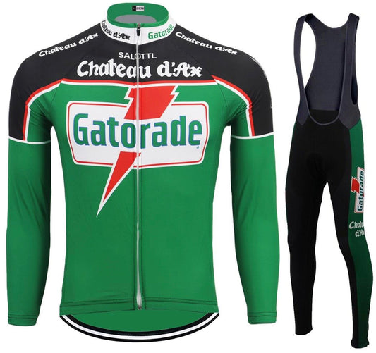 Chateau d'Ax Gatorade Retro Cycling Jersey Long Set