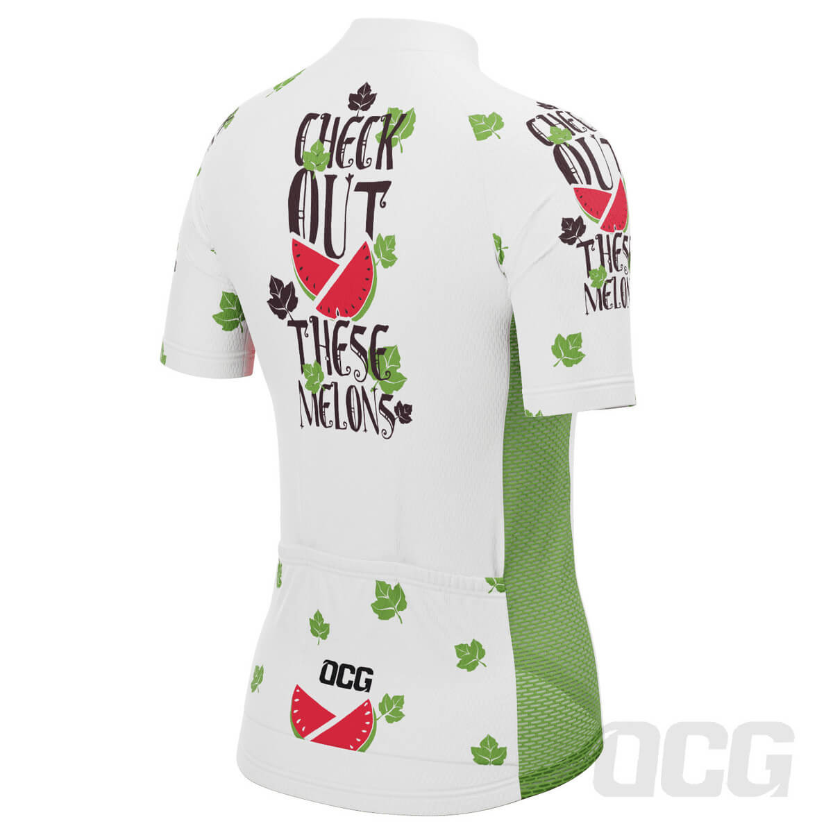 Women's Check Out These Melons Short Sleeve Cycling Jersey