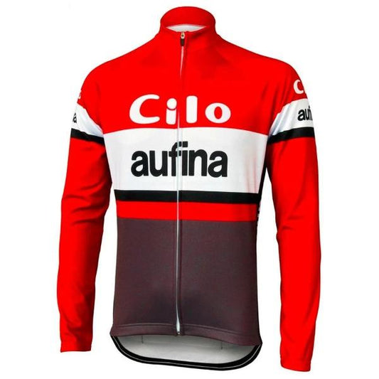 Cilo-Aufina Long Sleeve Retro Cycling Jersey