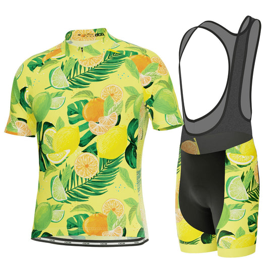 Men's Citrus Explosion 2 Piece Cycling Kit