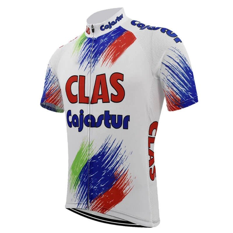 CLAS Cajastur Retro Cycling Jersey Set