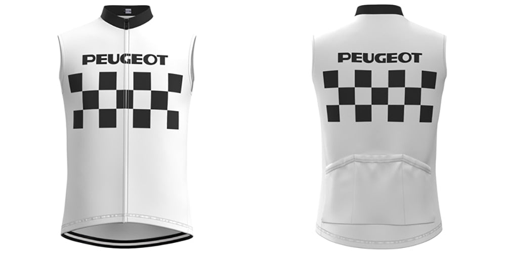 Classic 1960s Peugeot Retro Cycling Jersey Set
