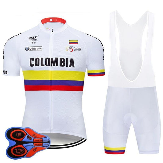 Colombian Cycling Federation Retro Cycling Jersey Set