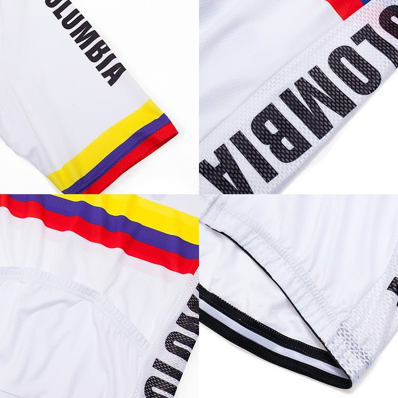 Colombian Cycling Federation Retro Cycling Jersey Set