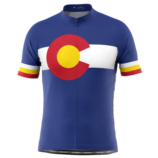 Men's Colorado US State Icon Short Sleeve Cycling Jersey