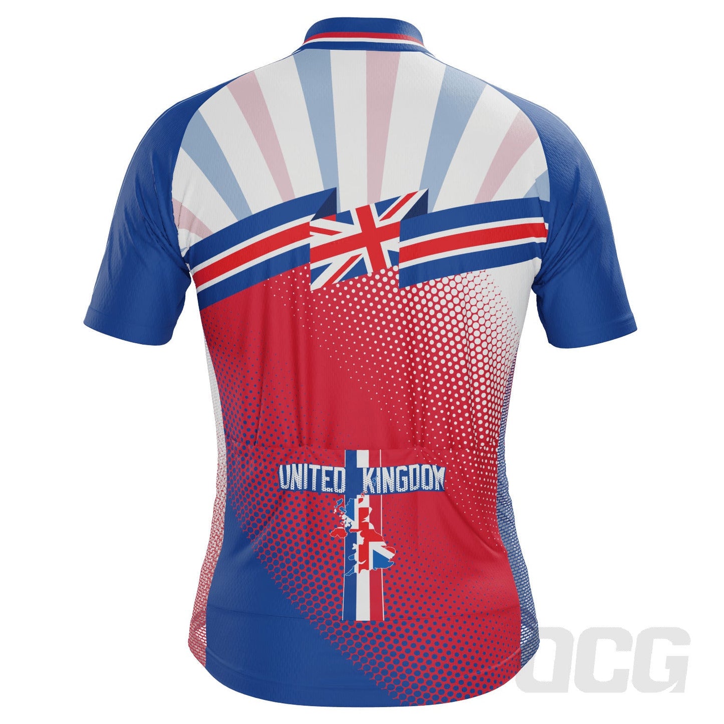 Men's World Countries Team UK Icon Short Sleeve Cycling Jersey
