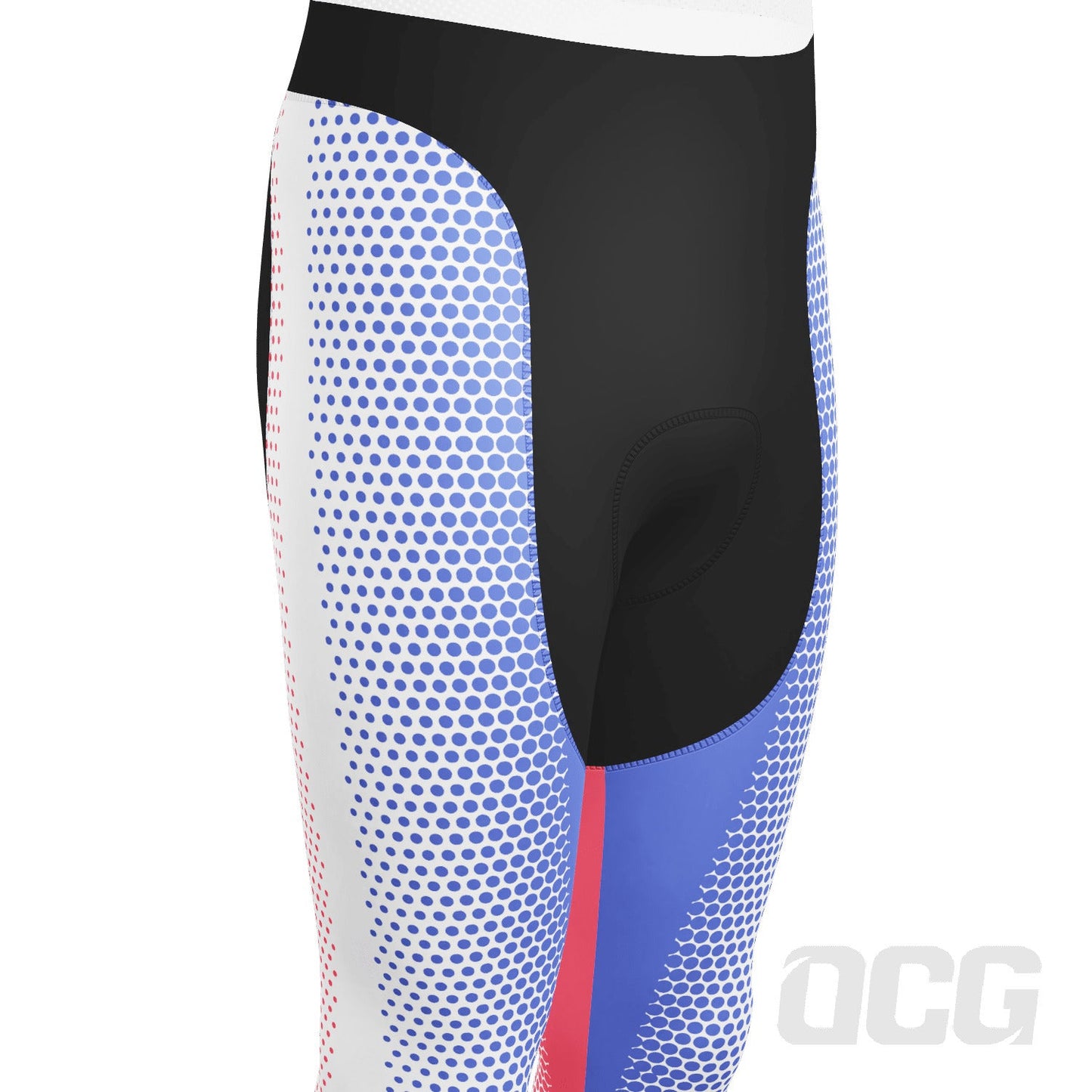 Men's World Countries Team France Icon Gel Padded Cycling Bib-Tights