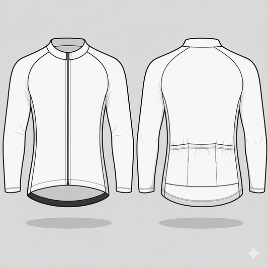 Create your own Custom Design Long Sleeve Cycling Jersey