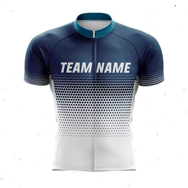 Custom Blue Cycling Team Jersey or Bibs