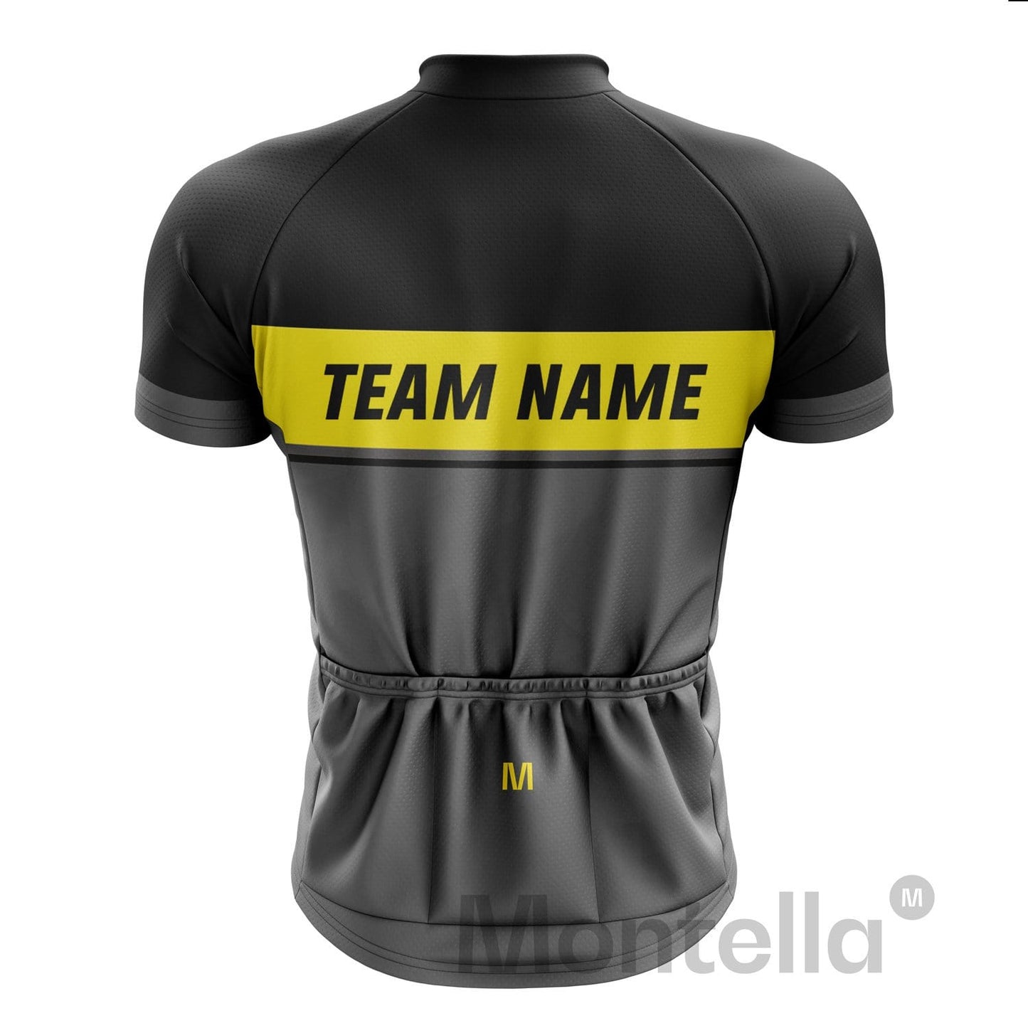 Custom Grey Cycling Team Jersey and Bibs