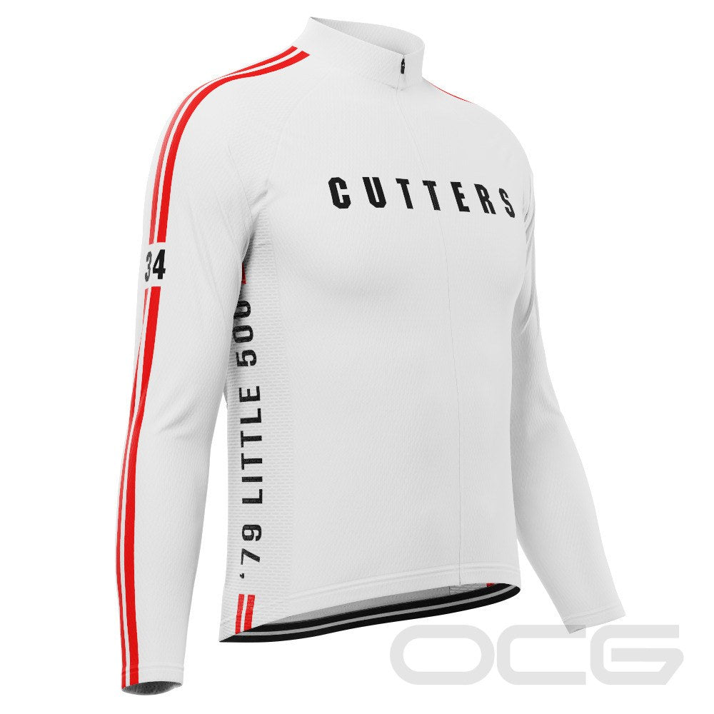 Men's Cutters Breaking Away Movie Long Sleeve Cycling Jersey