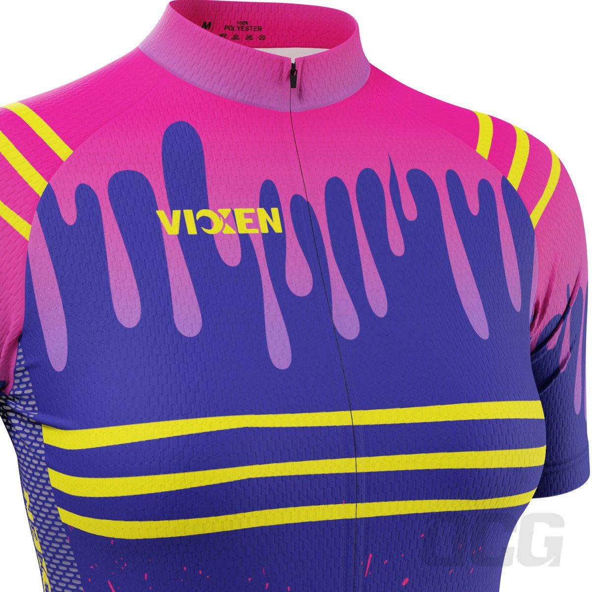 Women's Drips & Splatters Short Sleeve Cycling Jersey