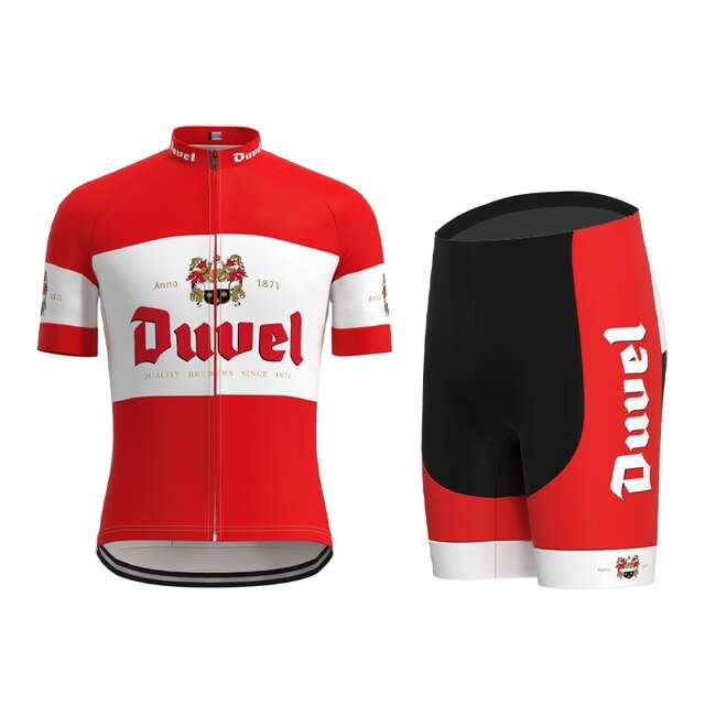 Duvel Beer Retro Cycling Jersey Set