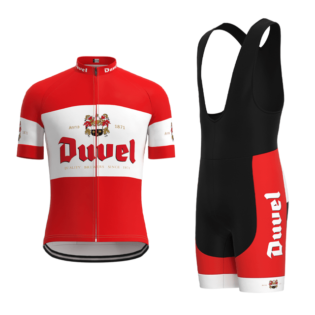 Duvel Beer Retro Cycling Jersey Set