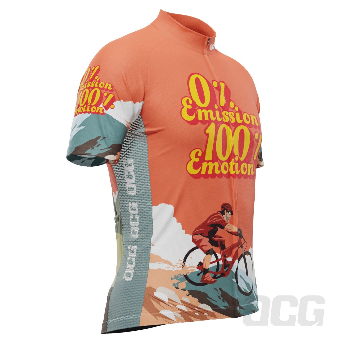 Men's No Emissions Full Emotion Short Sleeve Cycling Jersey