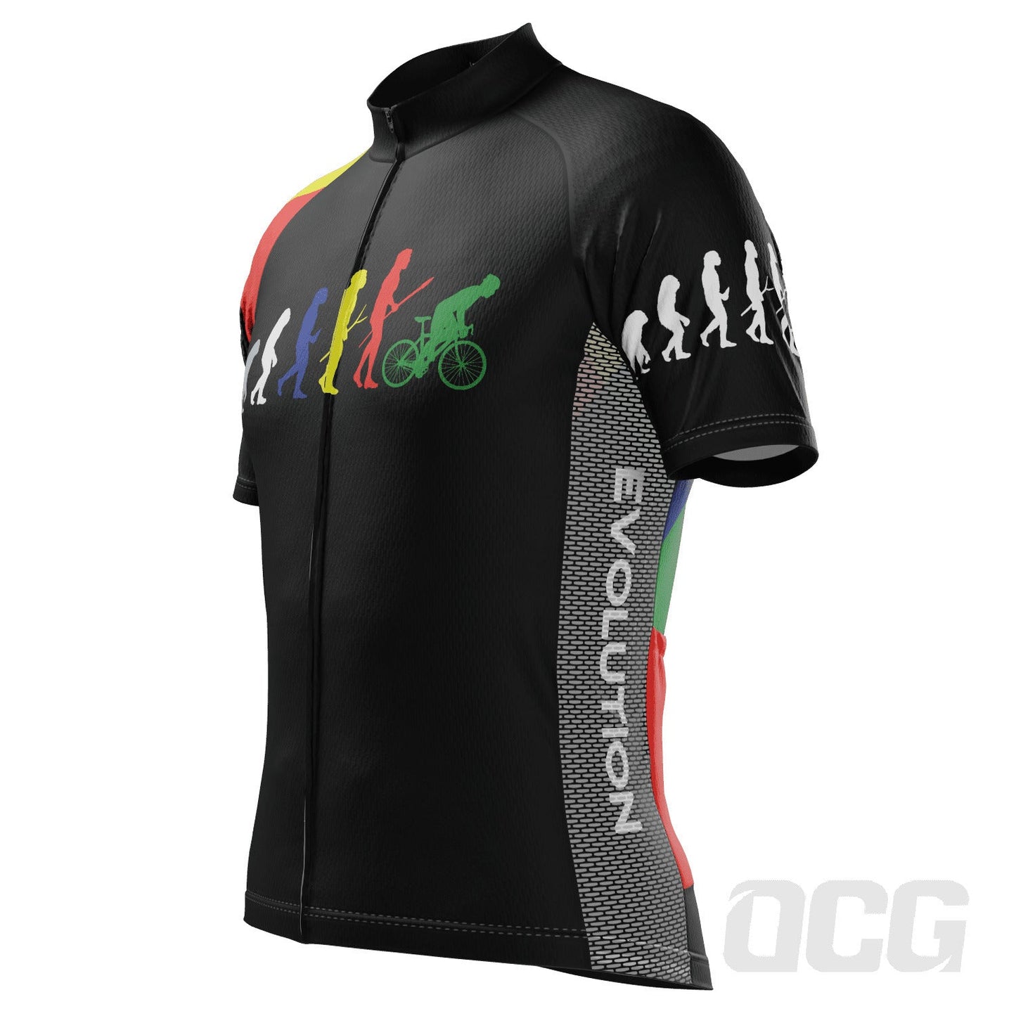 Men's Evolution of Man Short Sleeve Cycling Jersey