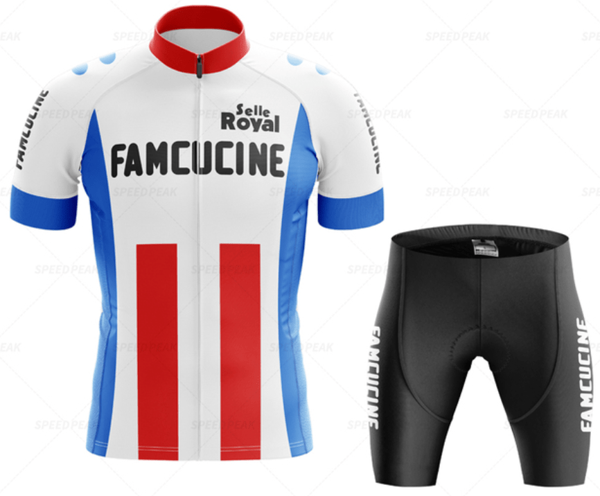 Famcucine Selle Royal Retro Cycling Jersey Set