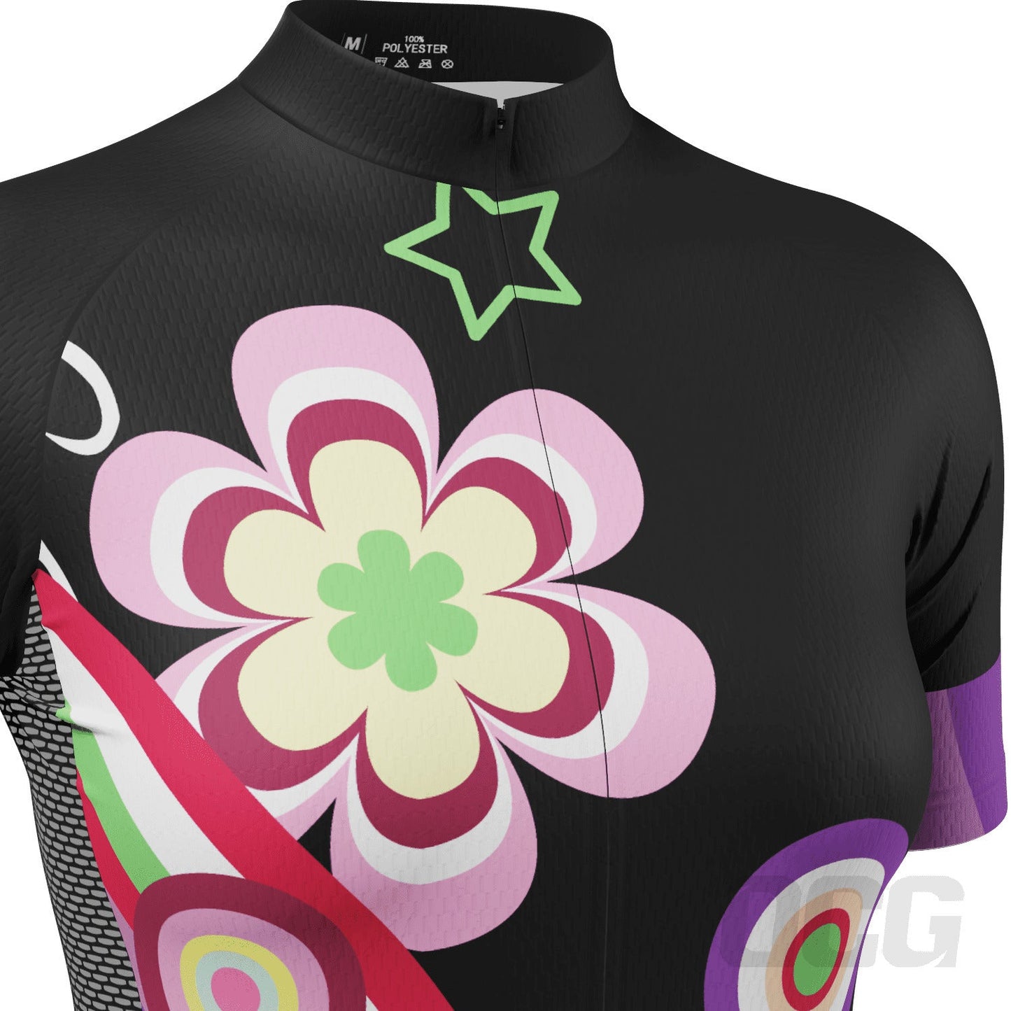 Women's Floral & Poppy Short Sleeve Cycling Jersey