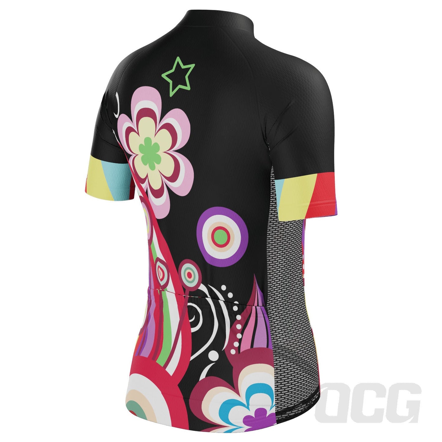 Women's Floral & Poppy Short Sleeve Cycling Jersey