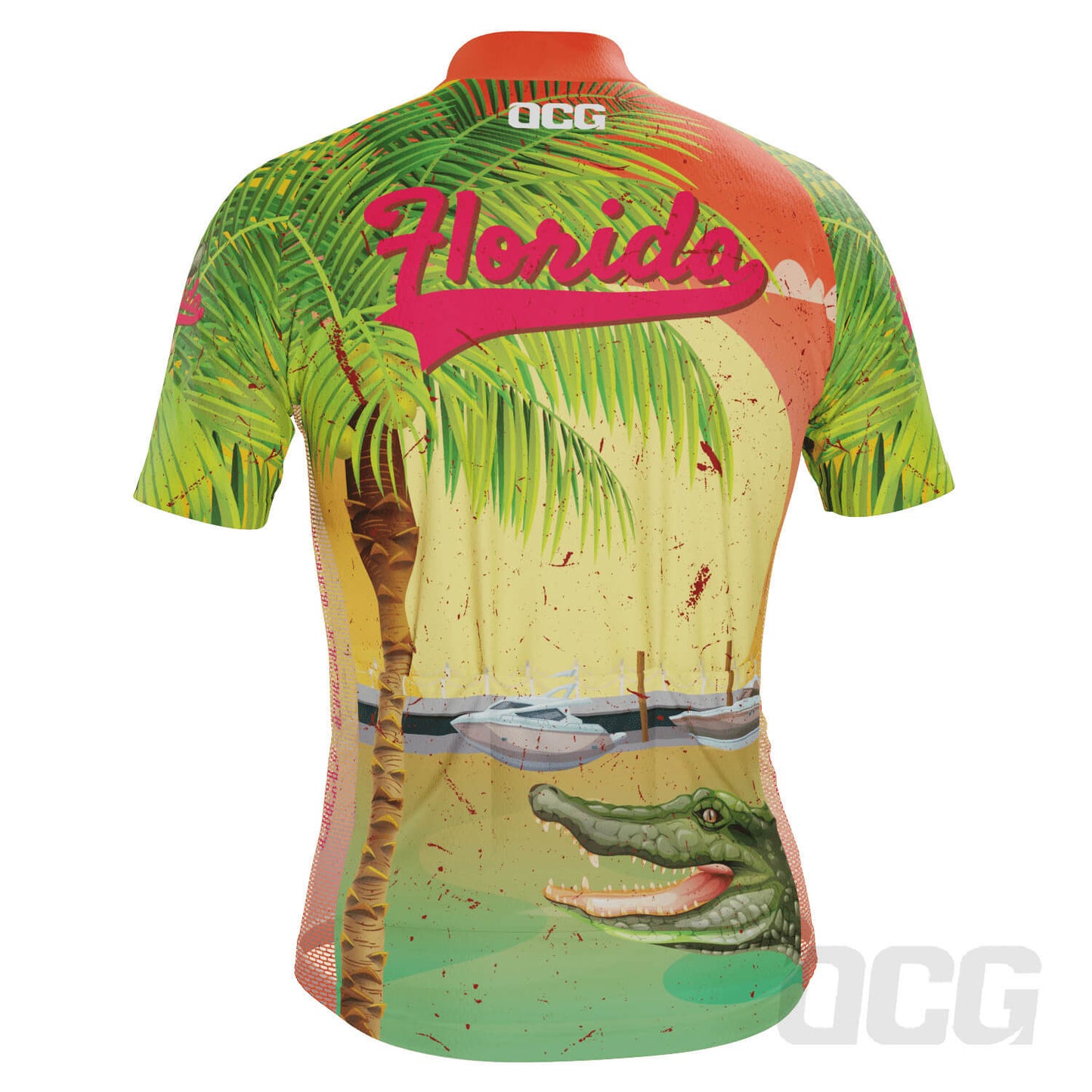 Men's Around The World - Florida Short Sleeve Cycling Jersey