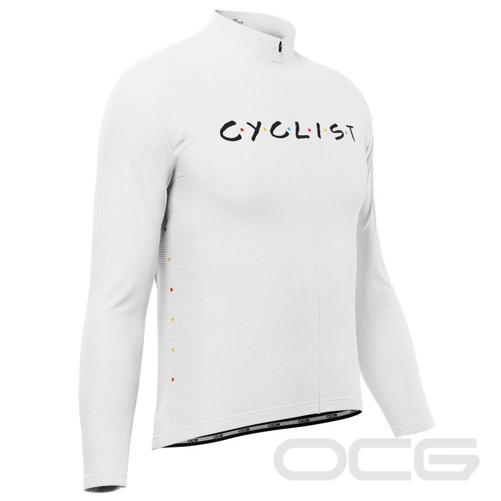 Men's Friends Cyclist Long Sleeve Cycling Jersey