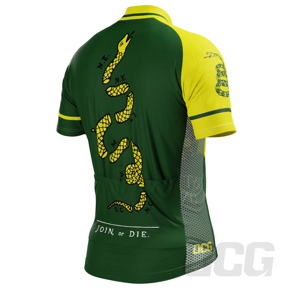 Men's Gadsden Icon Don't Tread On Me Series 1 Short Sleeve Cycling Jersey