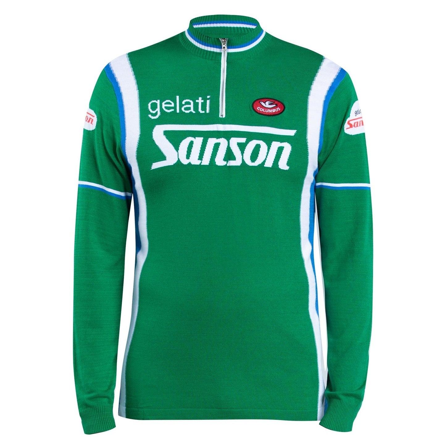 Gelati Sanson Merino Wool Blend - Long Sleeve Retro Cycling Jersey