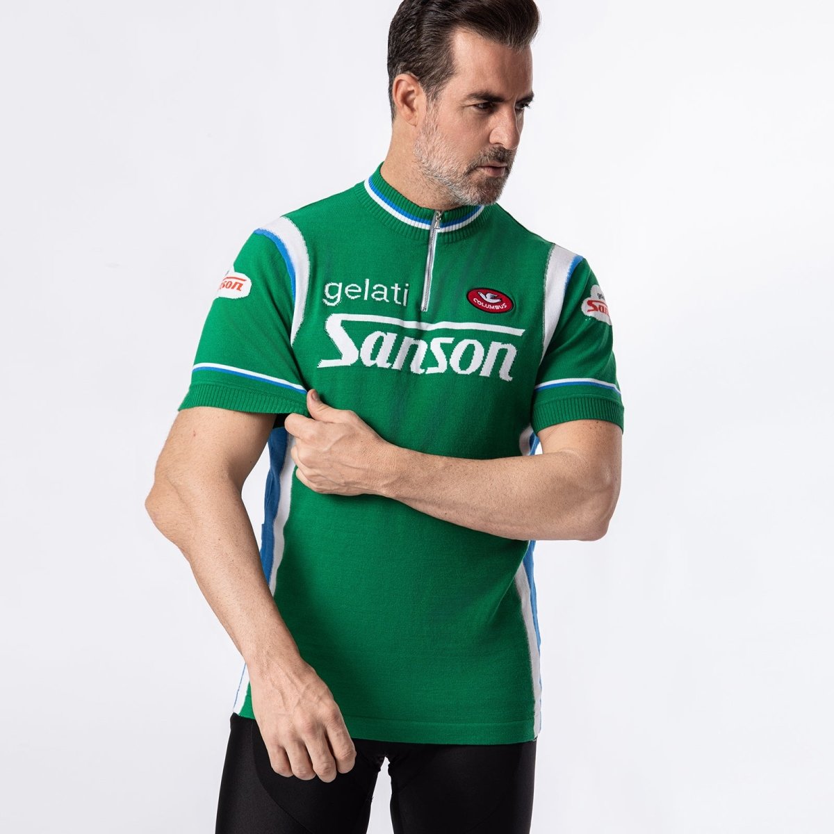 Gelati Sanson Merino Wool Blend - Retro Cycling Jersey