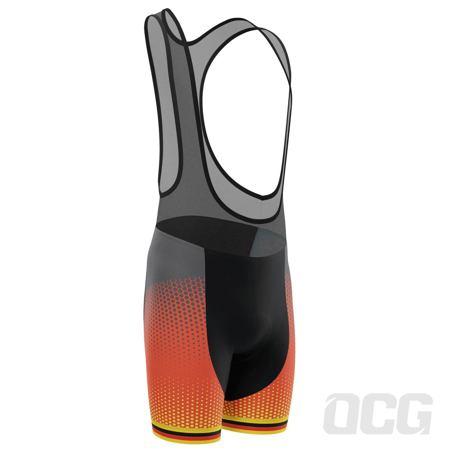 Men's World Countries Team Germany Icon Gel Padded Cycling Bib