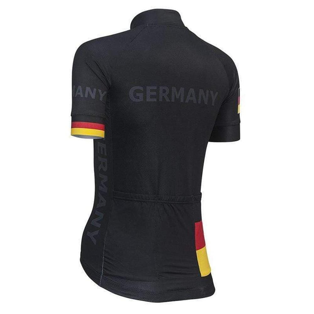 Germany Black Women's Cycling Jersey