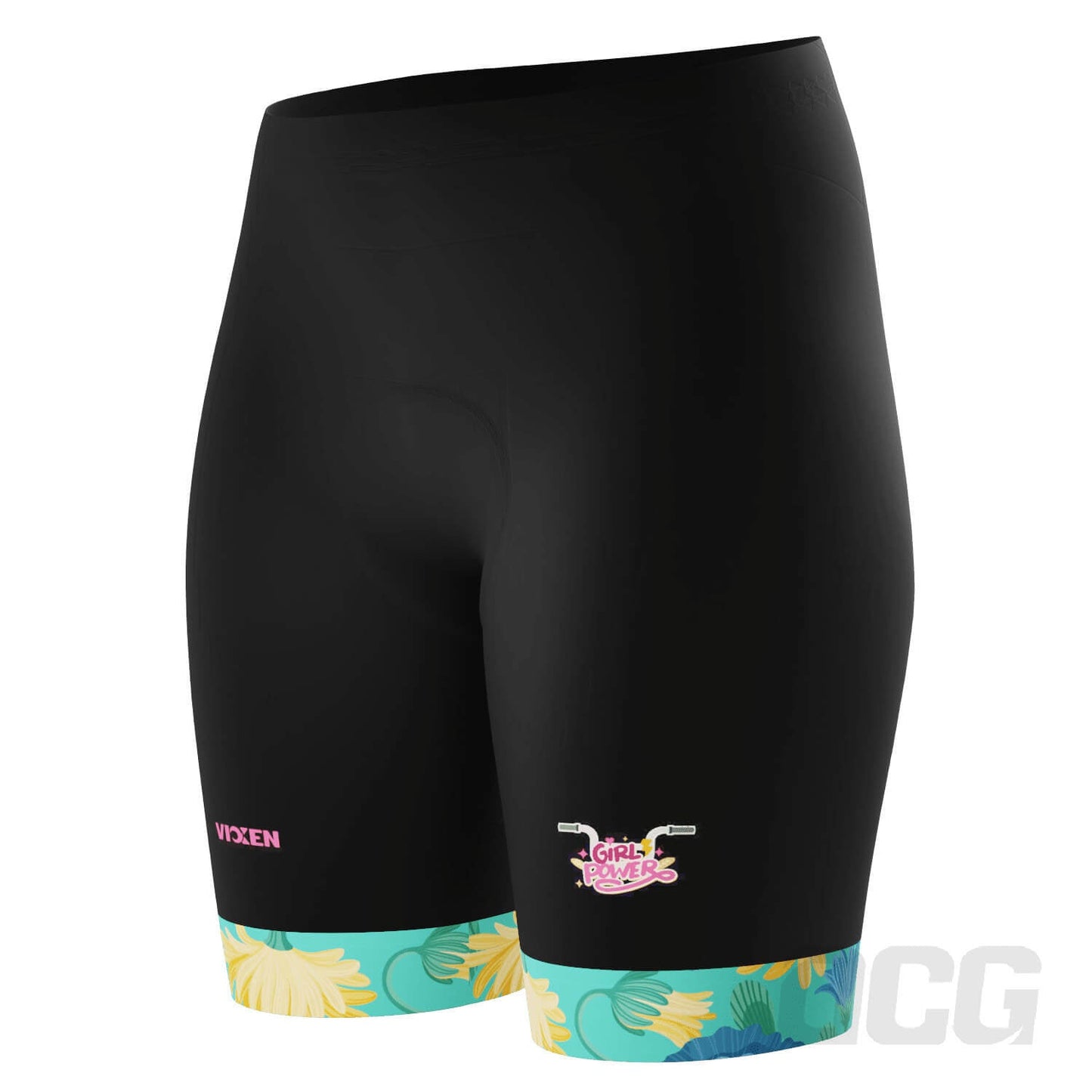 Women's Girl Power Series 1 Gel Padded Cycling Shorts