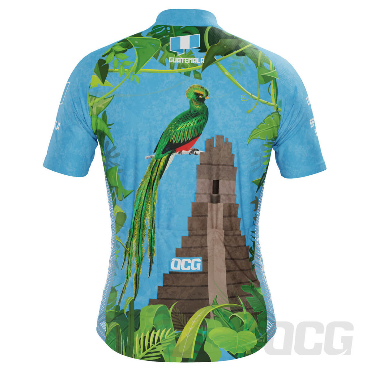 Men's Guatemala Tikal Short Sleeve Cycling Jersey
