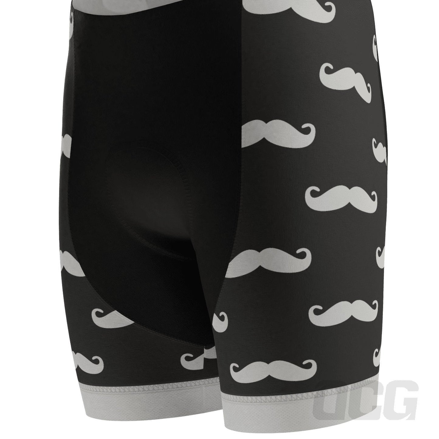Men's Hairy Mustache 2 Piece Cycling Kit