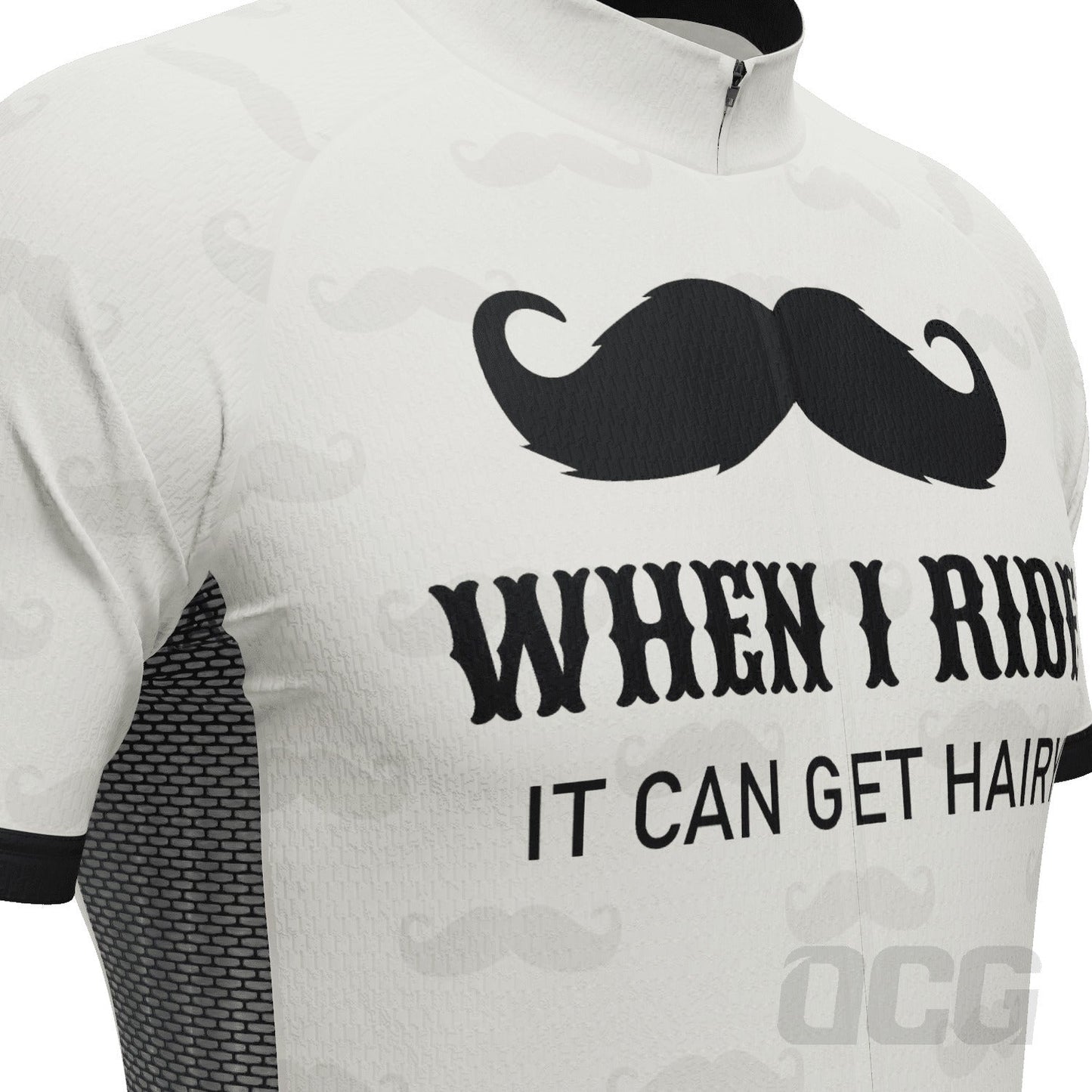 Men's Hairy Mustache 2 Piece Cycling Kit