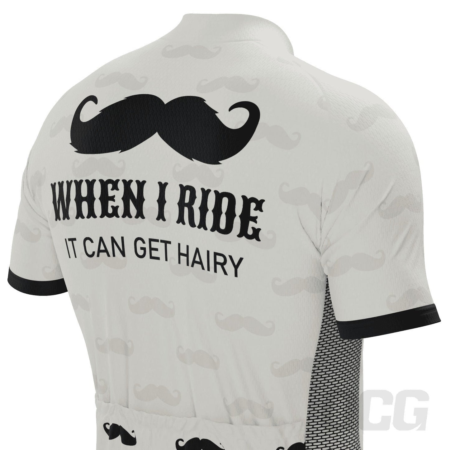 Men's Hairy Mustache 2 Piece Cycling Kit
