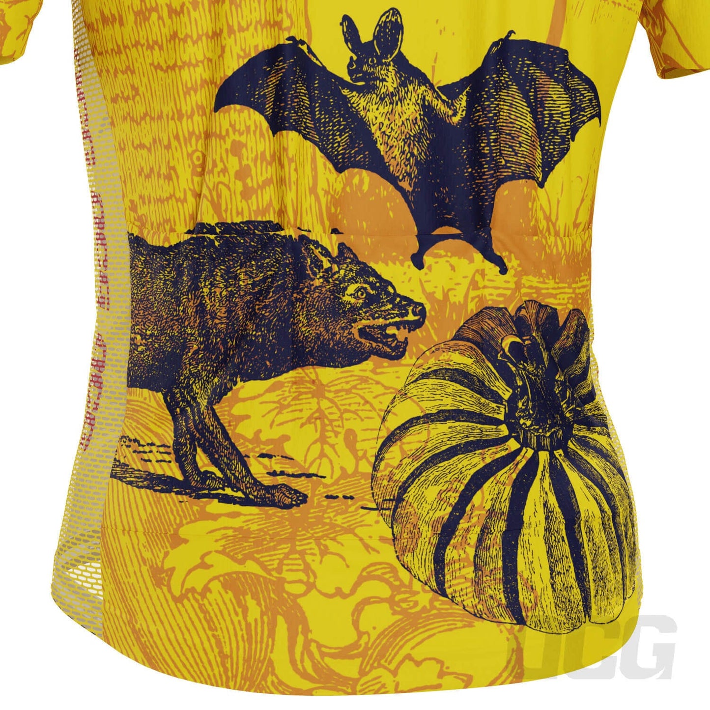 Men's Happy Halloween Short Sleeve Cycling Jersey