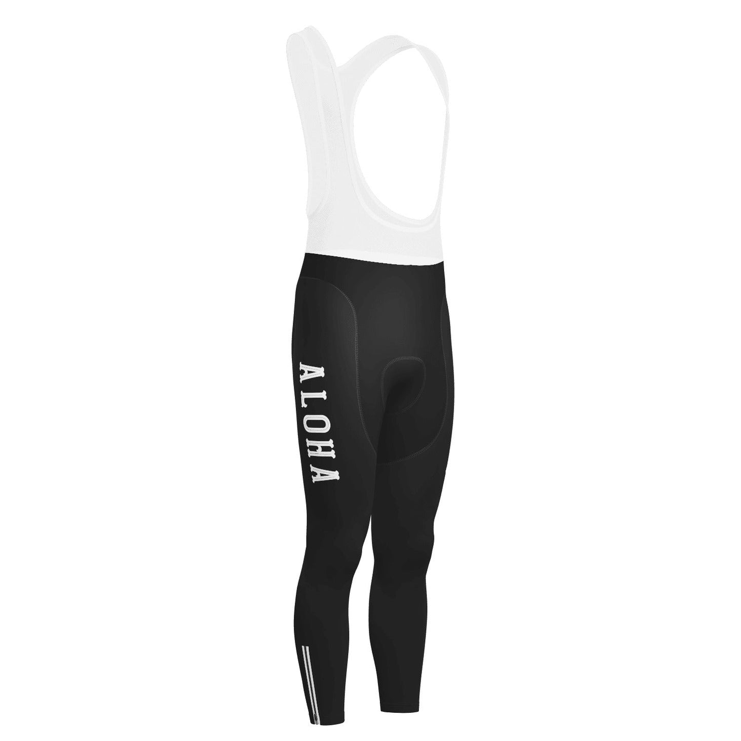 Men's Hawaiian Aloha Floral Gel Padded Cycling Bib-Tights