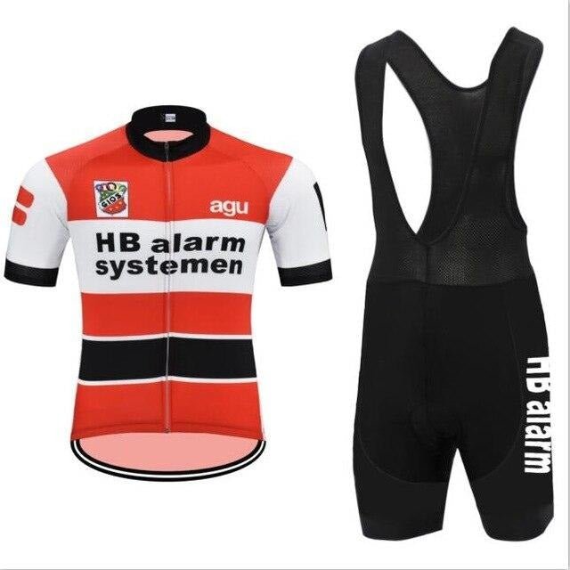 HB Alarm Systemen Retro Cycling Jersey Set
