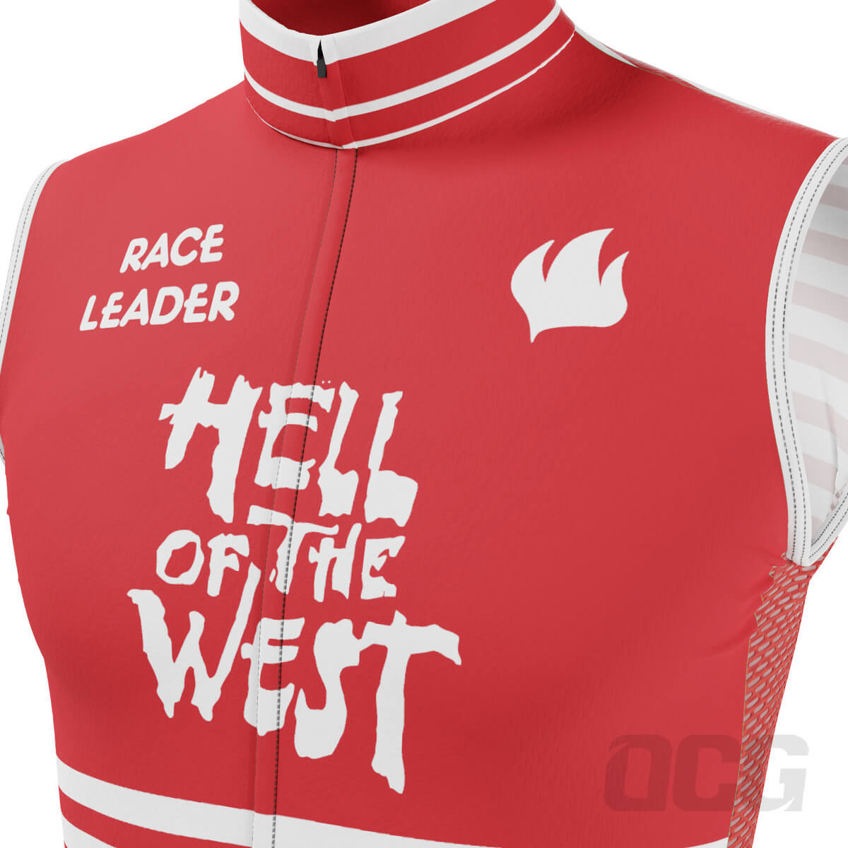 Men's Retro Hell Of The West Sleeveless Tech Cycling Jersey