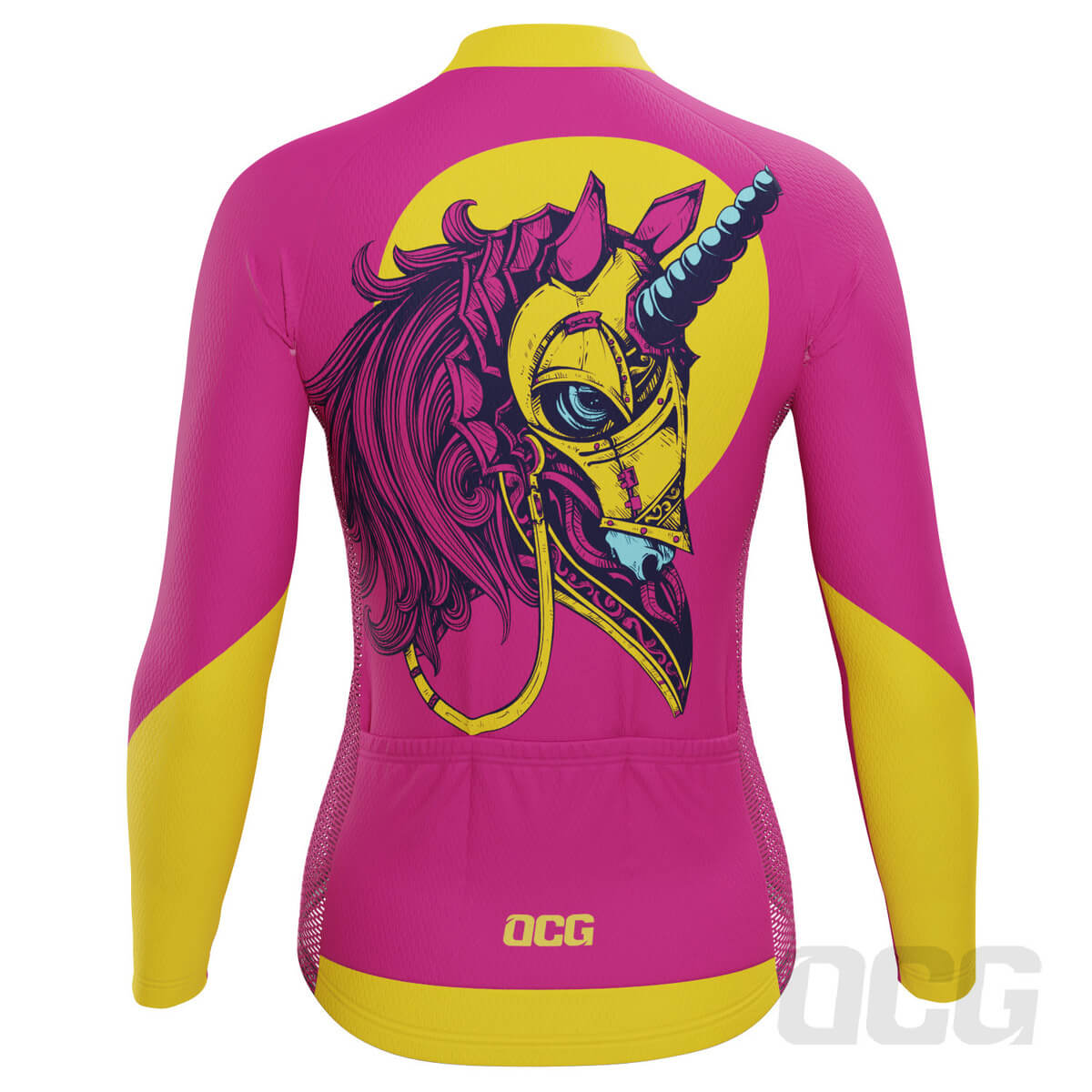 Women's Iron Unicorn Long Sleeve Cycling Jersey