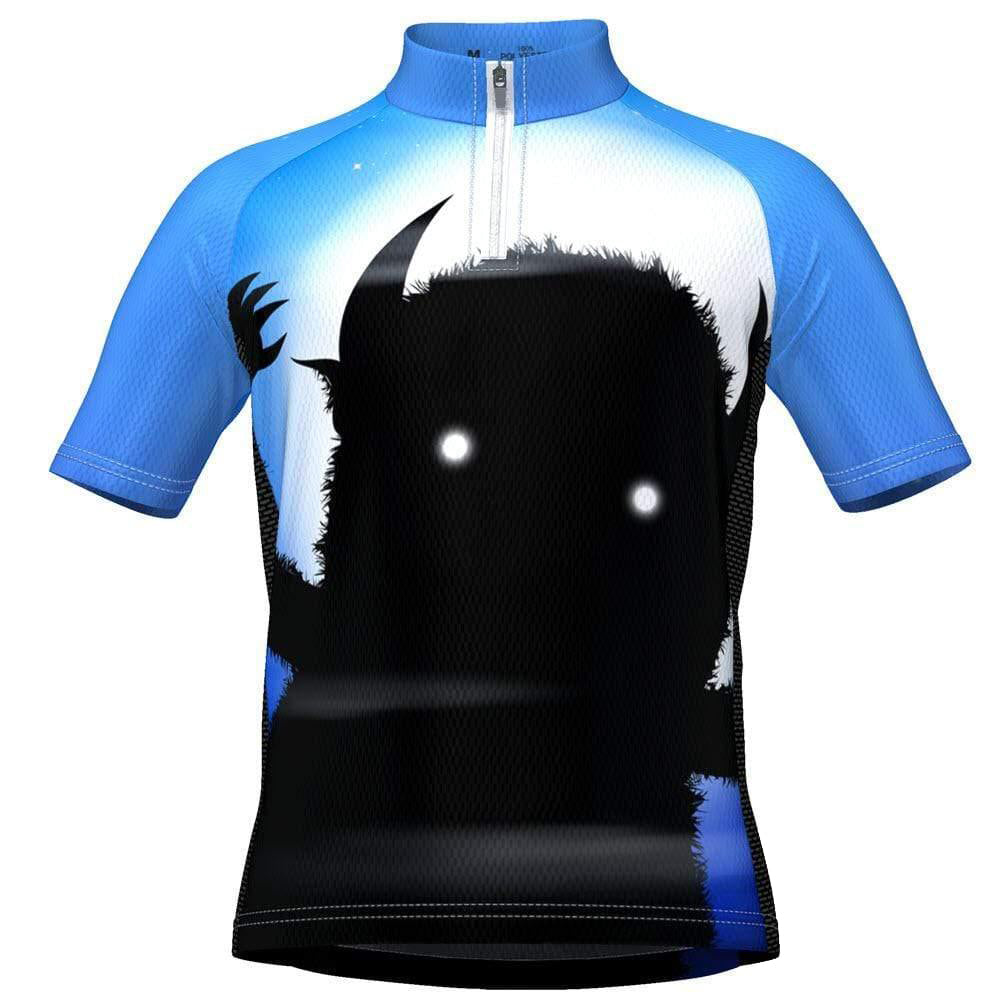Kid's Scary Monster Short Sleeve Cycling Jersey