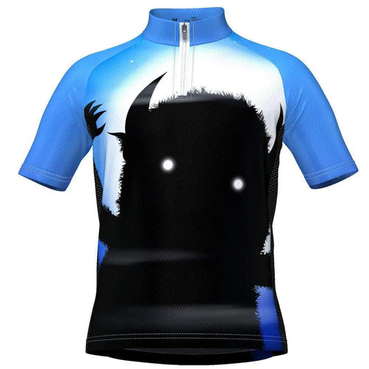 Kid's Scary Monster Short Sleeve Cycling Jersey