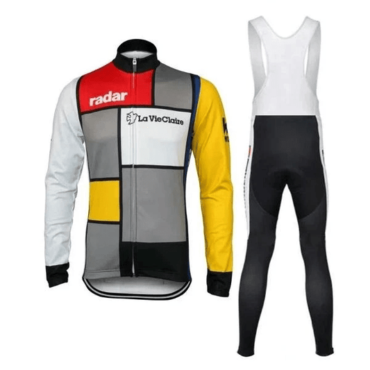 La Vie Claire Retro Cycling Jersey Long Set