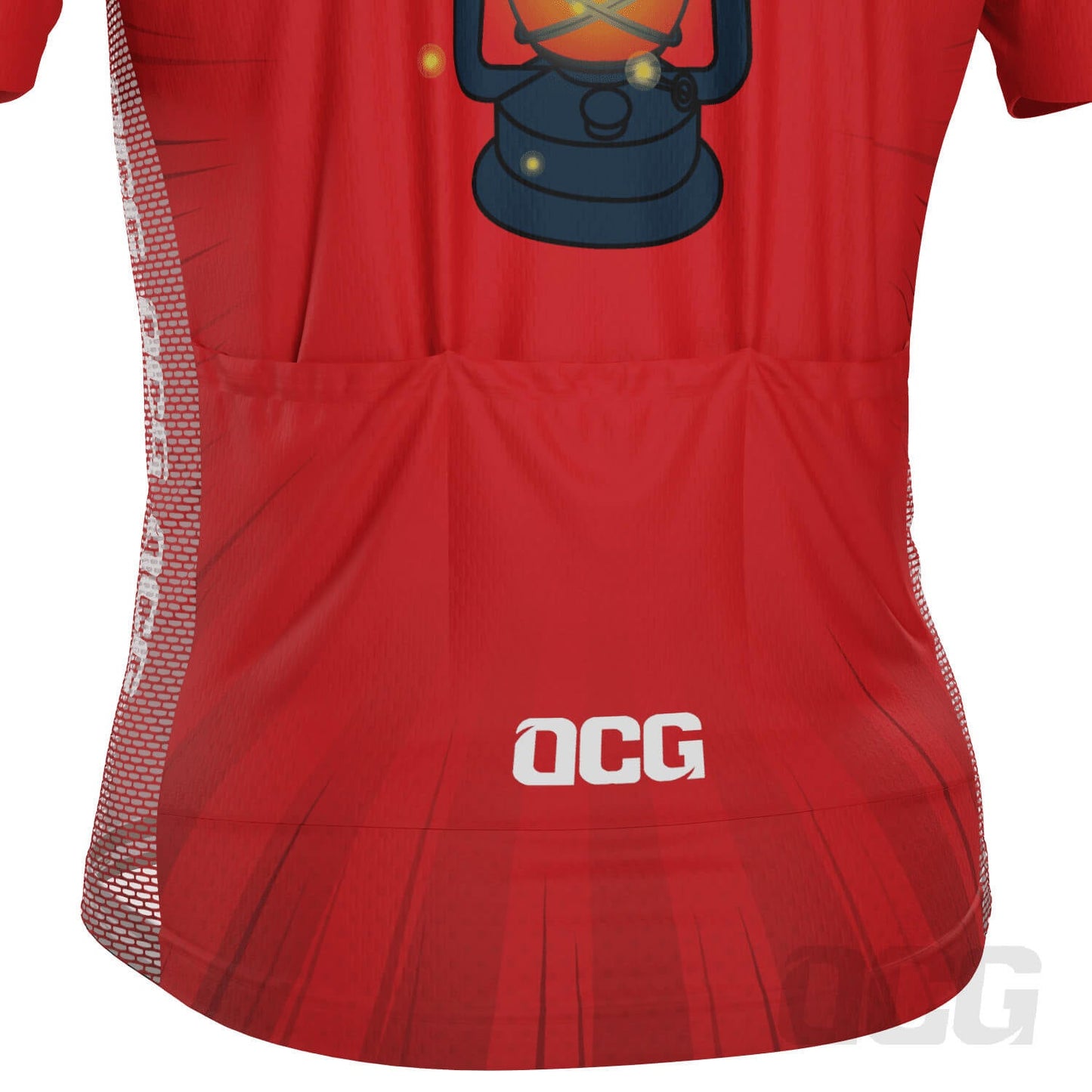 Men's Lanterne Rouge Red Lantern Short Sleeve Cycling Jersey