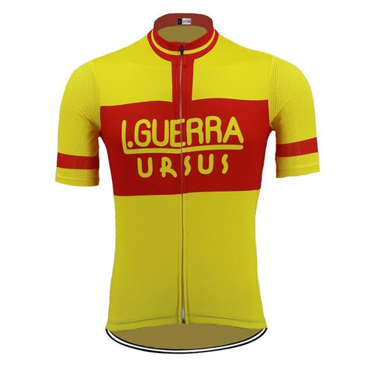 Learco Guerra Ursus Retro Cycling Jersey Yellow